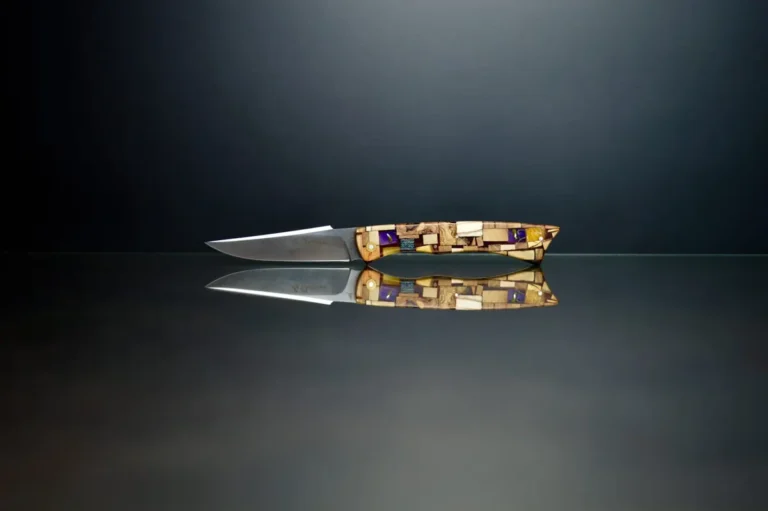 Couteau de L'Âme de Chartreuse à manche en bois